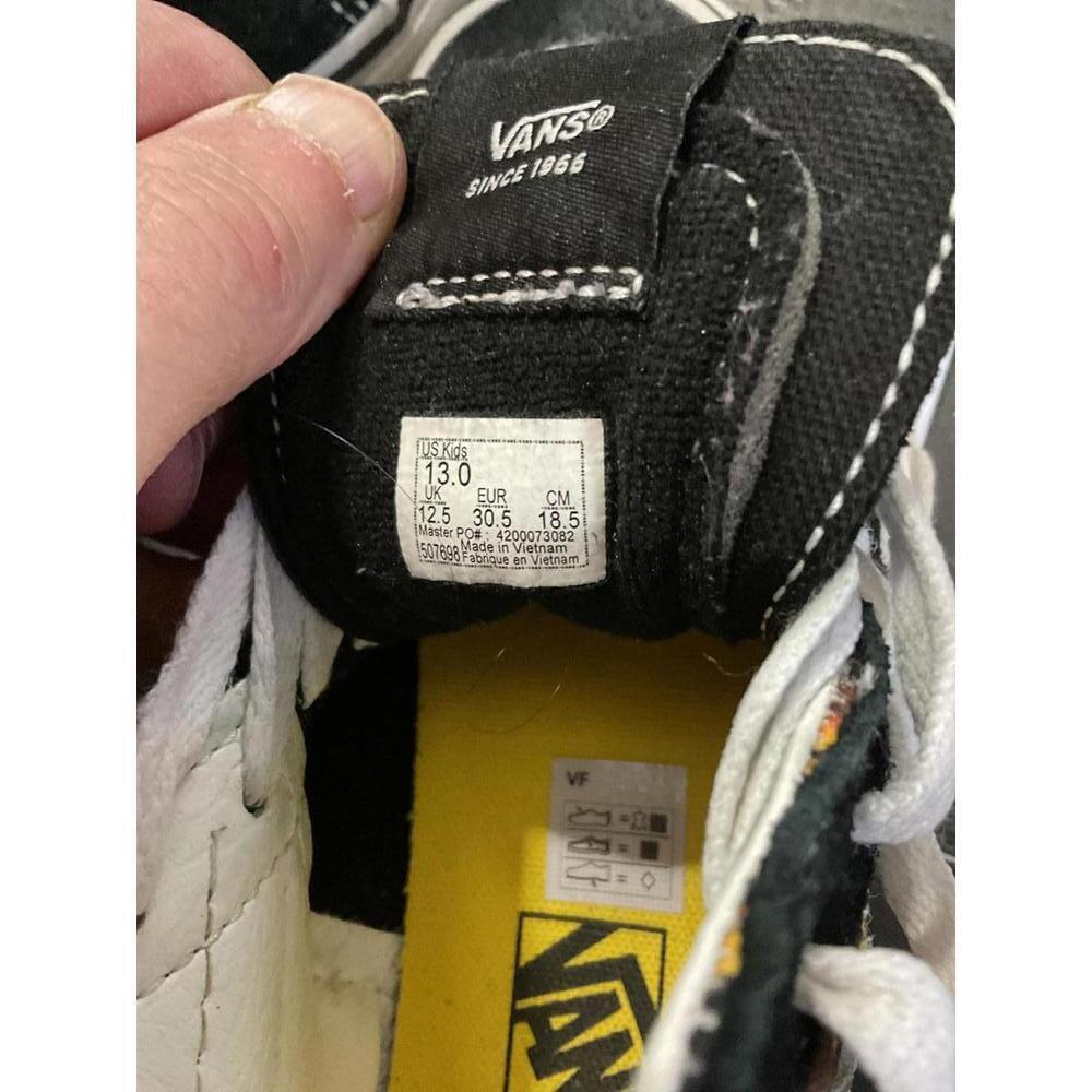 Vans High-Top Sneakers with Sunflower Print kids 12.5 - Picture 4 of 7
